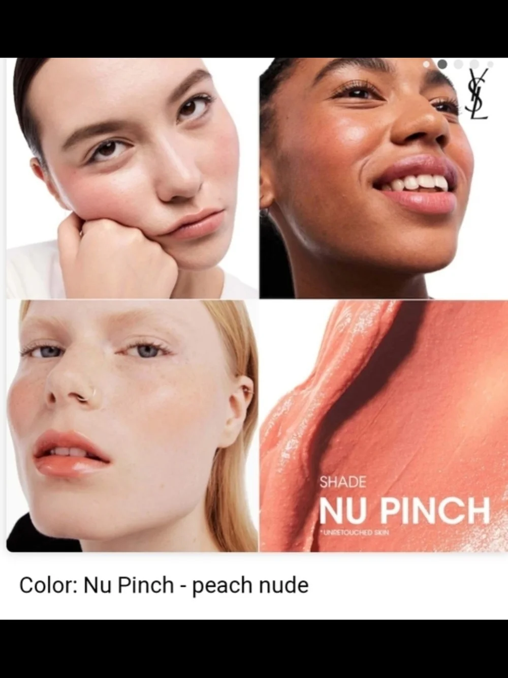 2x Yves Saint Laurent NU Lip & Cheek Balmy Tint Full Size 15mL NEW Authentic
